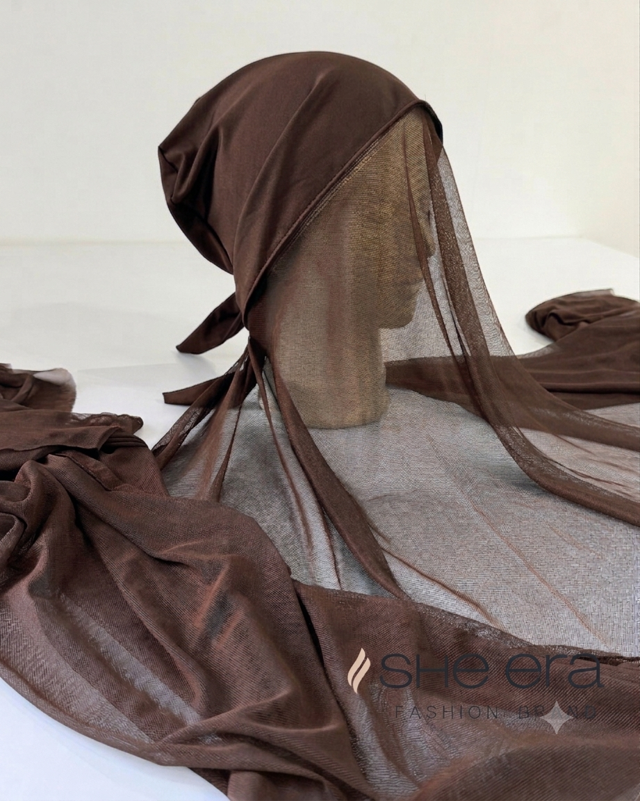 Aqua Scarf (Brown)